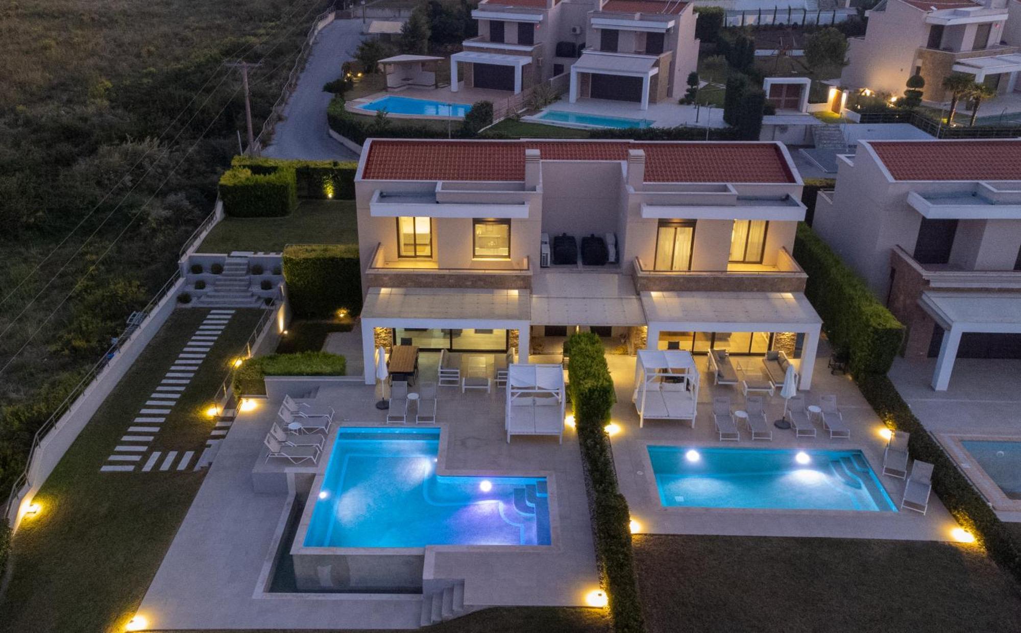 Bellevue Villas With Private Pool Chaniotis Exterior foto