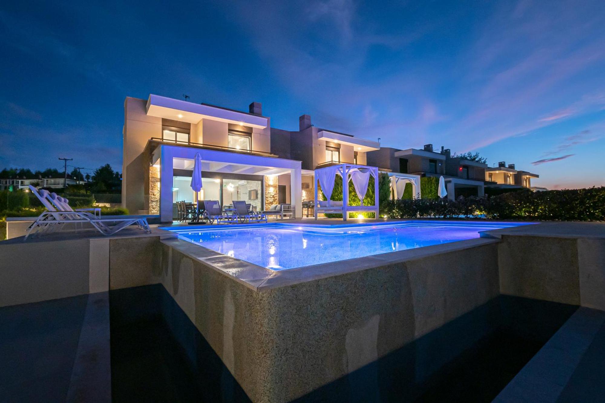 Bellevue Villas With Private Pool Chaniotis Exterior foto