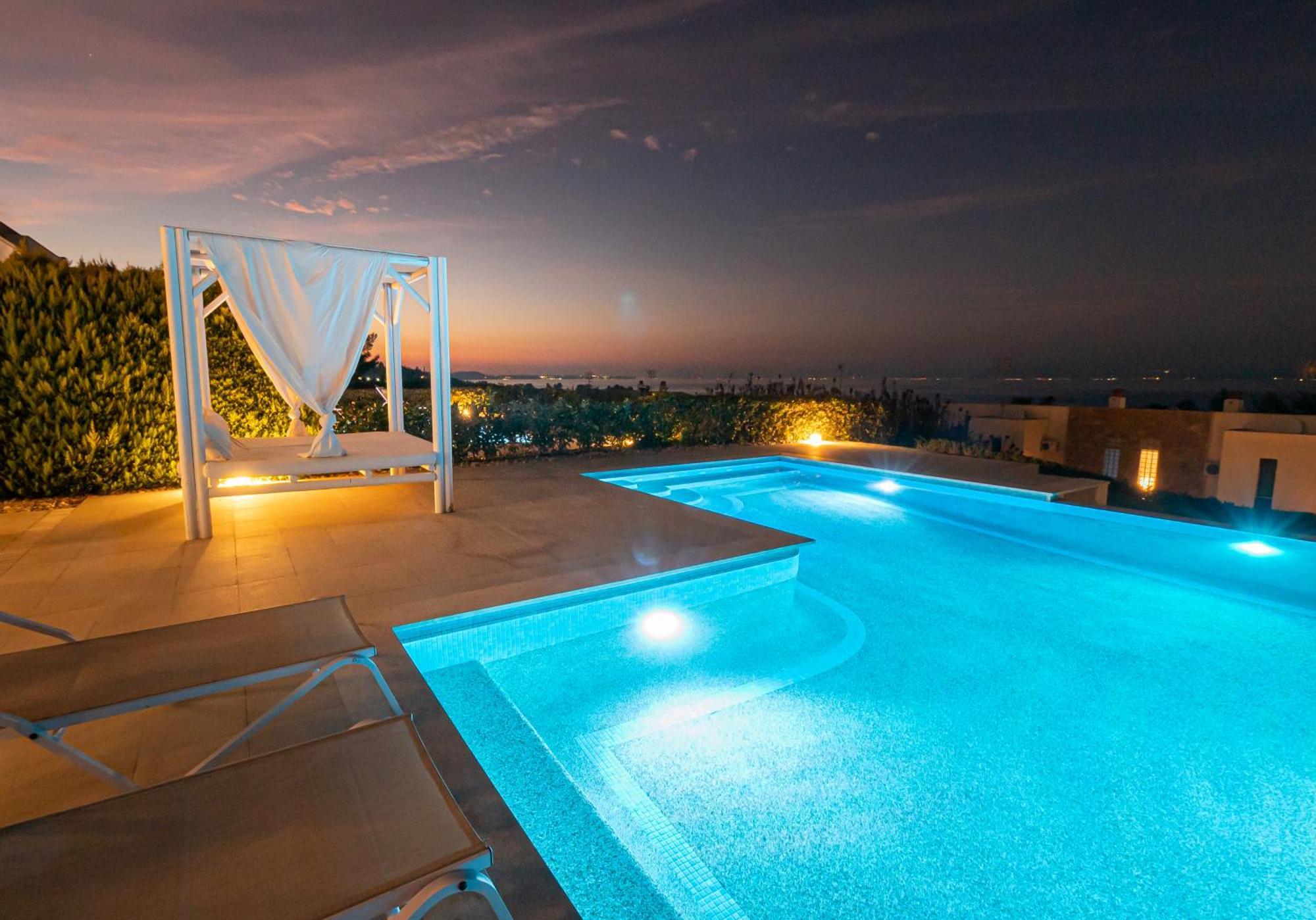 Bellevue Villas With Private Pool Chaniotis Exterior foto