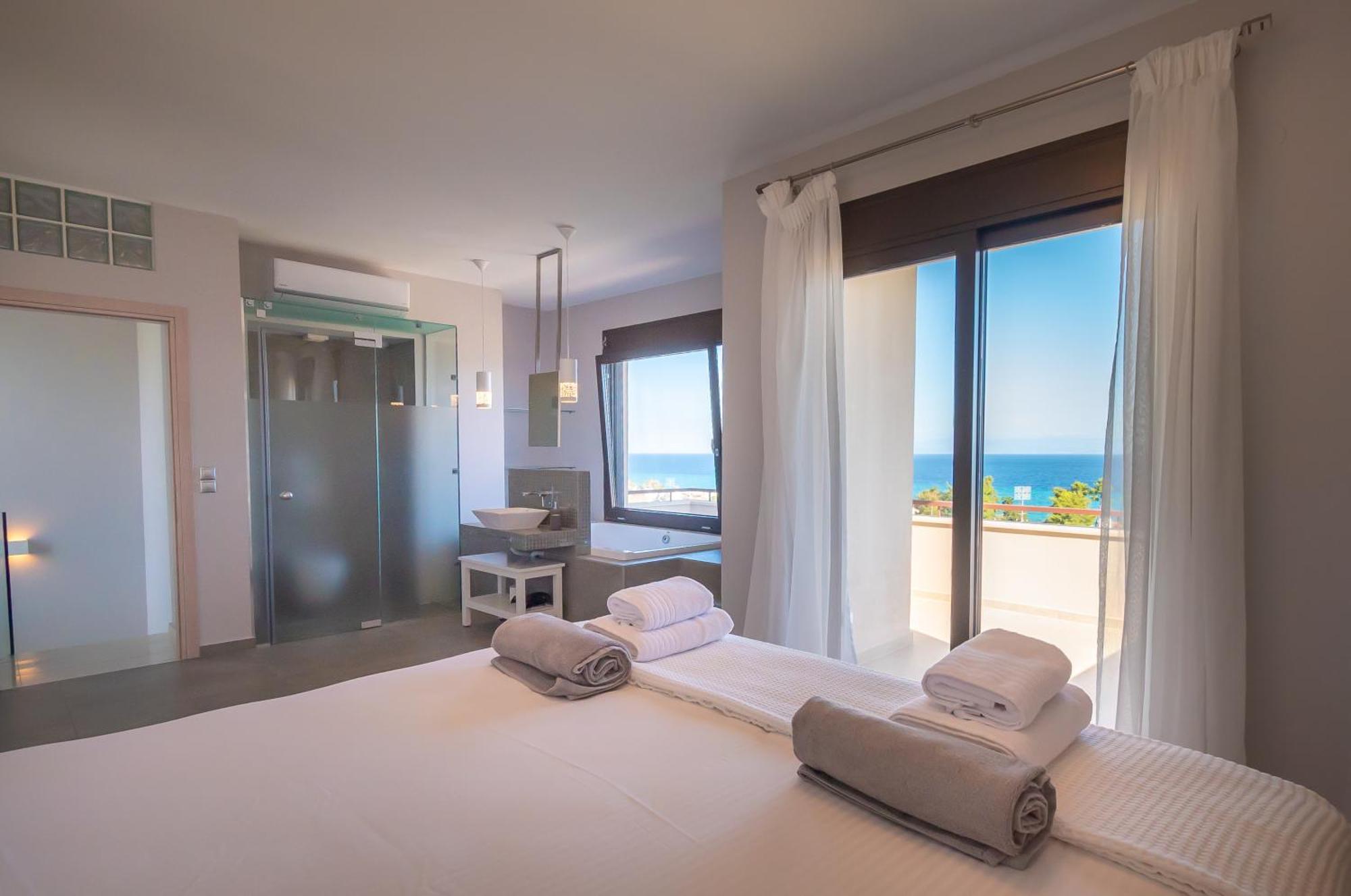 Bellevue Villas With Private Pool Chaniotis Exterior foto
