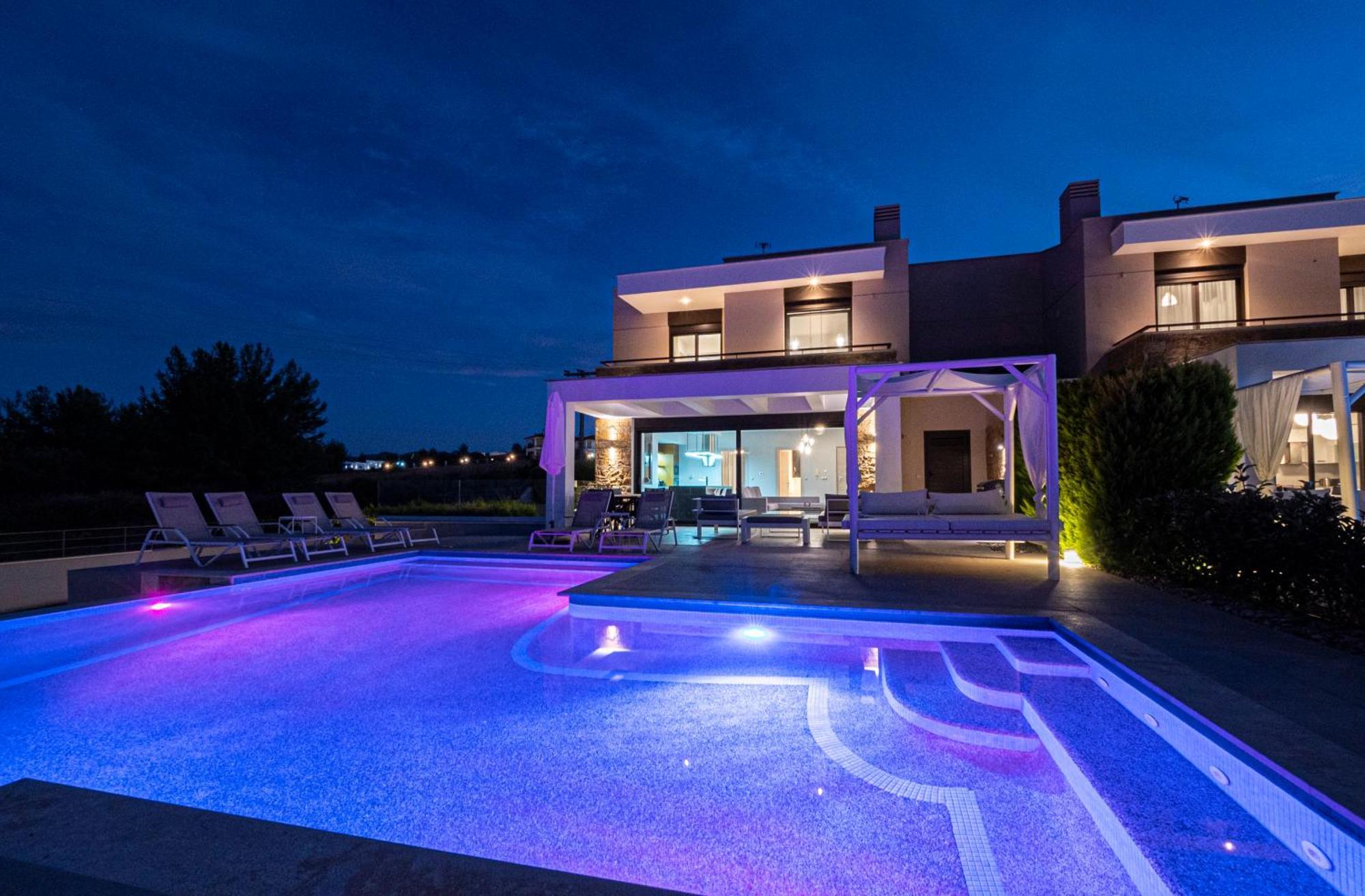 Bellevue Villas With Private Pool Chaniotis Exterior foto