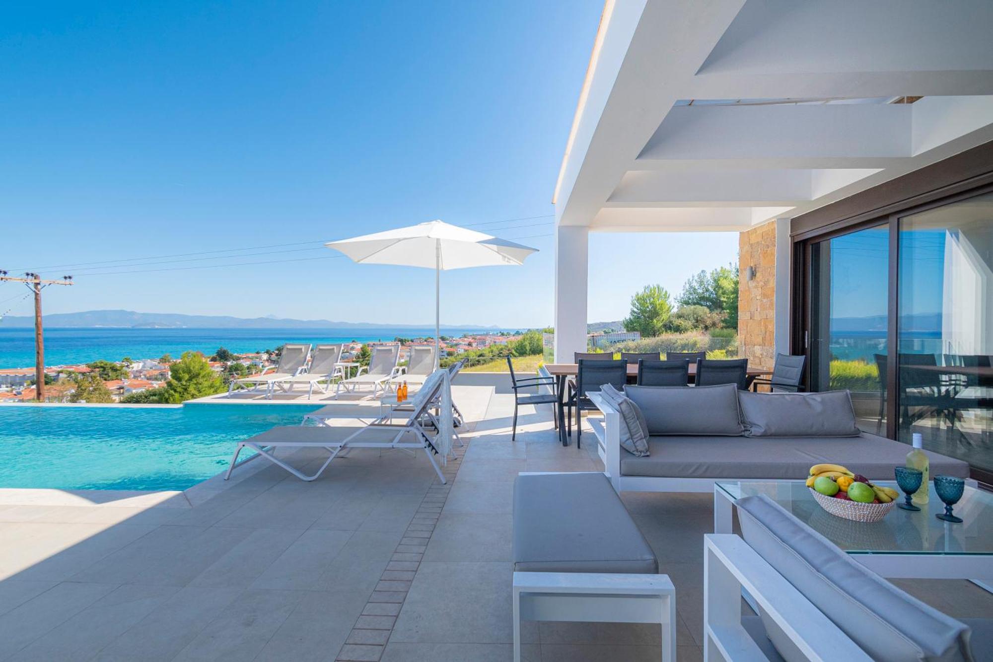 Bellevue Villas With Private Pool Chaniotis Exterior foto