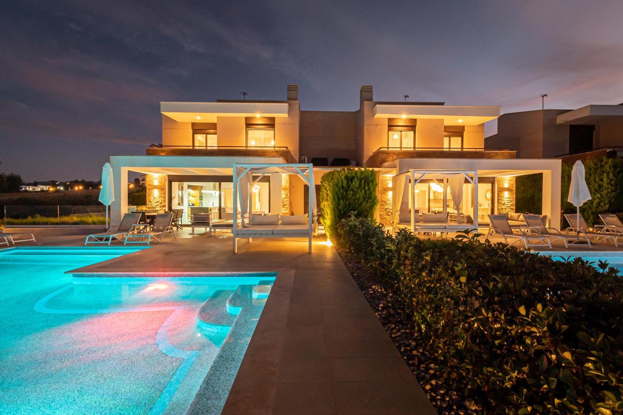 Bellevue Villas With Private Pool Chaniotis Exterior foto