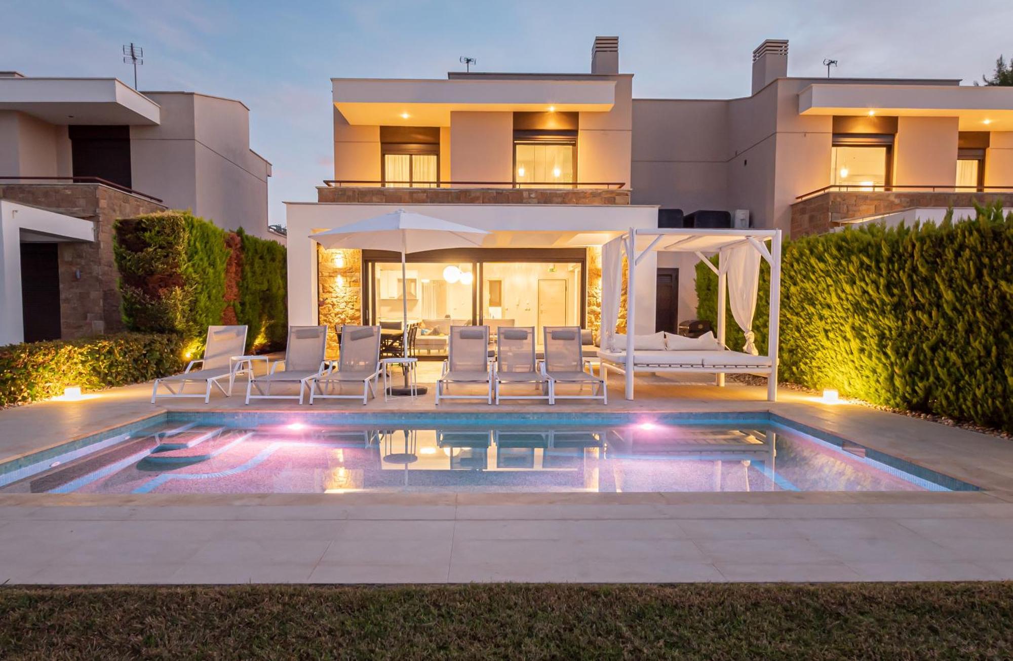Bellevue Villas With Private Pool Chaniotis Exterior foto