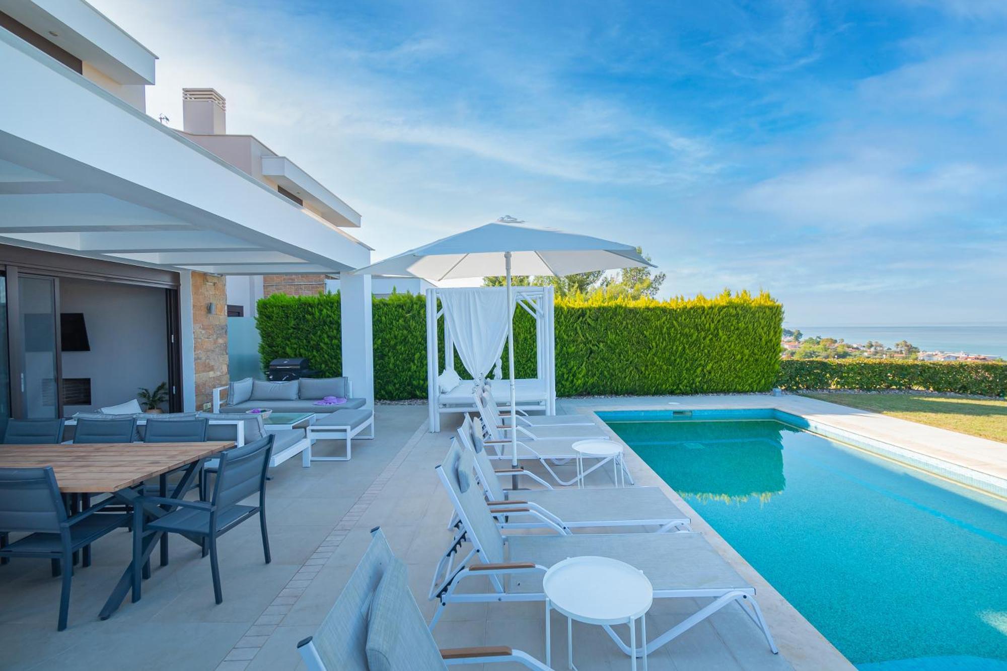 Bellevue Villas With Private Pool Chaniotis Exterior foto