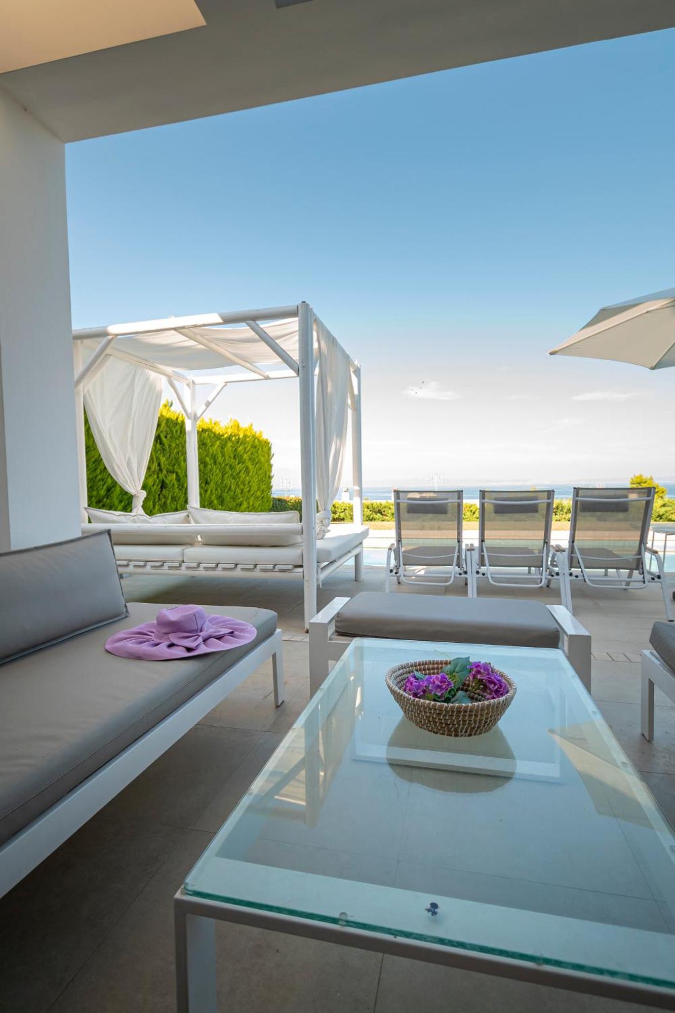 Bellevue Villas With Private Pool Chaniotis Exterior foto