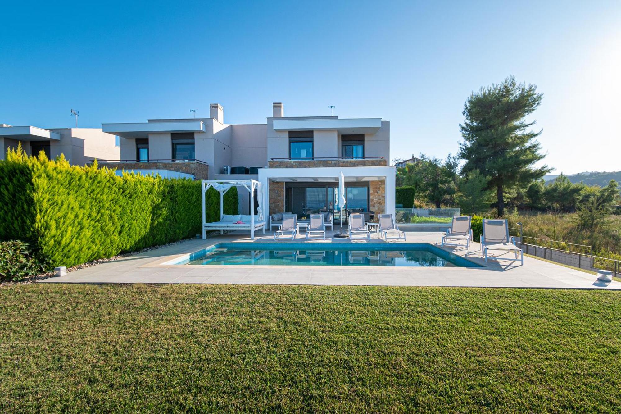 Bellevue Villas With Private Pool Chaniotis Exterior foto