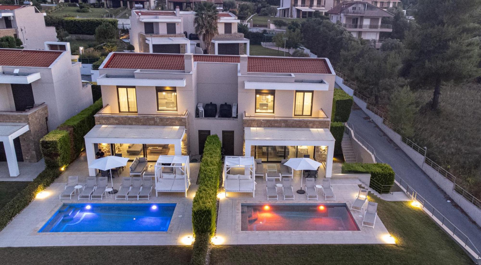 Bellevue Villas With Private Pool Chaniotis Exterior foto