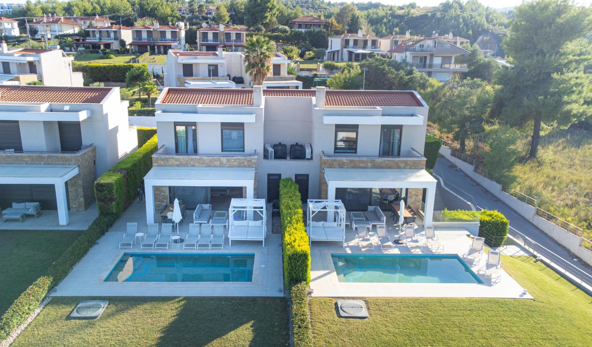 Bellevue Villas With Private Pool Chaniotis Exterior foto